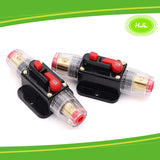 100A Reset Fuse Holder with Manual Reset for 12V-24V DC car boat marine 2PCS - #FUSEO-70102