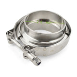 2.5 exhaust clamp 304 Stainless Steel V-band T-bolt Mild Steel Flange 3pcs set - #TOKIT-99025