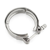 2.5 exhaust clamp 304 Stainless Steel V-band T-bolt Mild Steel Flange 3pcs set - #TOKIT-99025