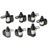 7 PCS RE5R05A Transmission Solenoids Kit Set Replacement For Nissan Frontier Pathfinder Infiniti Hyundai Genesis Kia Borrego(Re-manufactured) - #HJ-49178-SLD