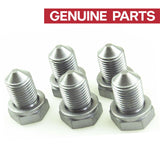 Genuine 5xOil Pan Oil Drain Bolt Fit VW Golf Jetta Passat Audi Q5 A6 N90813202 - #HJ-24012-SCW