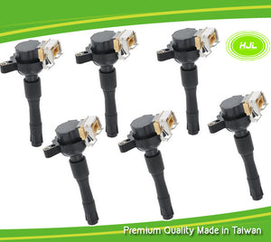 6 set Ignition Coil For 1994-2005 BMW E36 E39 E46 X5 Z8 325 328 525i 12131748017 - #02355-73106