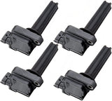 Set of 4 Ignition Coil Replacement for SAAB 9-3 2.0T YS3F 2002-2015 12787707 - #92006-73104