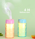 Multi Function Led Air Humidifier Aroma Diffuser Crystal Bottle w/USB Light&Fan - #ASSRY-70700