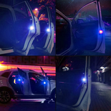 2 PCS Car Door Warning Light 5 LED Wireless Safety Anti collision Alarm Lamp - #ASSRY-73662