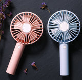 Handheld Mini USB Fan Portable Personal Rechargeable w/LED Colorful Night Light - #ASSRY-82100