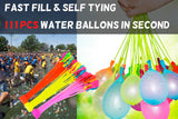 111 + Water Bunch Balloons Fast Fill & Self Tyling Hot Summer Fun Toy Set - #FUNKT-01000