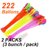 111 + Water Bunch Balloons Fast Fill & Self Tyling Hot Summer Fun Toy Set - #FUNKT-01000