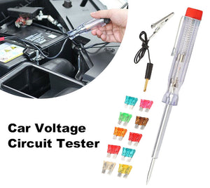 6/12/24V Car Voltage Circuit Tester System Long Probe Continuity Test Light Pen - #FUSEO-70170