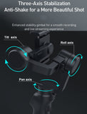 3-Axis Smartphone Gimbal Handheld Stabilizer Vlog Youtuber Smart Face tracking - #MOBIL-31100