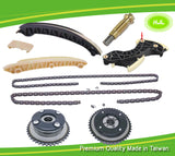 TIMING CHAIN KIT+CAMSHAFT ADJUSTERS FOR MERCEDES M271 VANOS 1.8 L PETROL KOMPRESSOR C180 C200 C230 - #HJ-32007-V