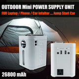 Outdoor Camping Portable Power Supply unit 26800mAh For Laptop w/AC output 110V - #S2600