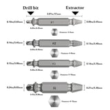 Damaged Screw Remover Extractor Easily Remove Stripped Damaged Screws Set of 4 - #TOKIT-99854