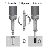 Damaged Screw Remover Extractor Easily Remove Stripped Damaged Screws Set of 4 - #TOKIT-99854