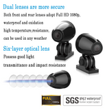 HP motorcycle dash cam HD1080P dual 120° lens Wifi waterproof dash cam motorbike - #M500