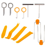 12 Pcs Plastic Car Radio Door Clip Panel Trim Dash Audio Removal Pry Kit Tool Set - #TOKIT-99812
